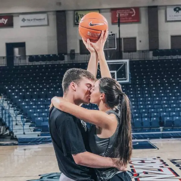 Corey Kispert, girlfriend Jenn Wirth are modern day 'Love & Basketball