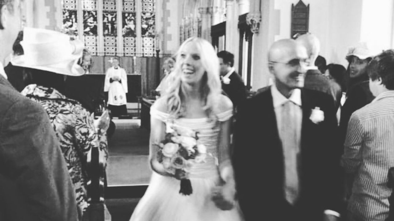 Matthew Syed and Kathy Weeks Wedding day