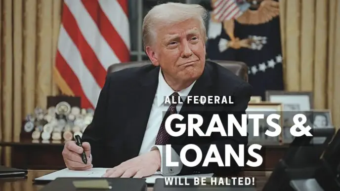 trump pauses federal grants