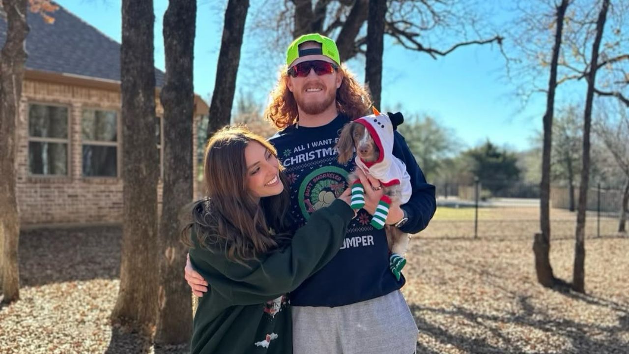 Dustin May and his wife, Millie don't have children yet, their furry friend completes their little family, filling their home with joy and endless adventures.
