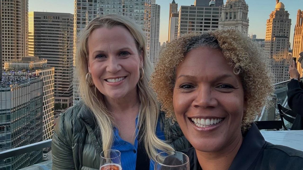 Lisa Byington and Shimmy Miller celebrated their first anniversary.