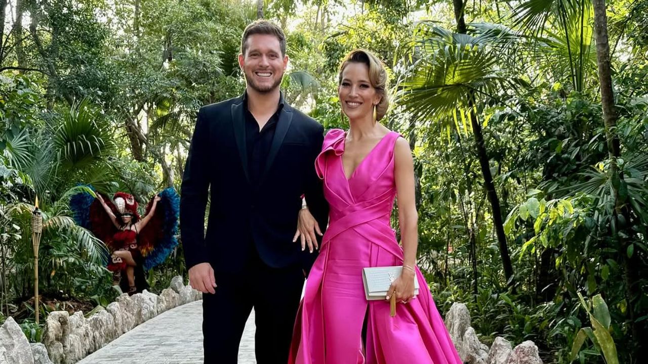 Michael Buble and Luisana Lopilato.