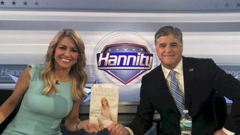 Meet Sean Hannity Girlfriend Ainsley Earhardt Details Of Their   Sean Ainsley Relationship 768x432 