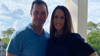 Joe Concha with his wife, Jean Eileen.