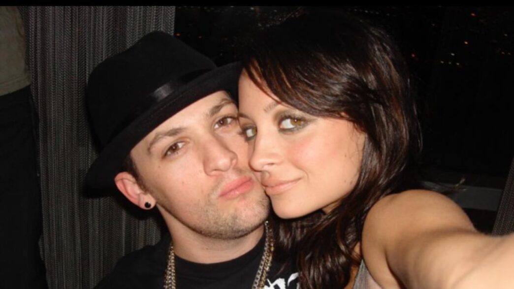Nicole Richie with her husband, Joel Madden.